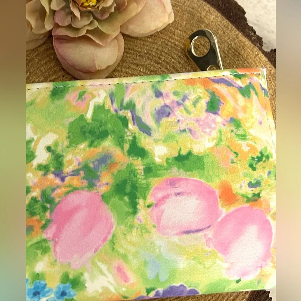 Floral Watercolor Wallet - Picture 9 of 10